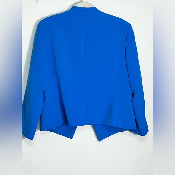 Black Label by Evan Picone Blue Blazer Size 12 - Picture 5 of 9